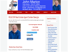 Tablet Screenshot of johnmarion.com